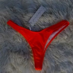 Boutine LA Wild Orange Chic 80s bottoms L